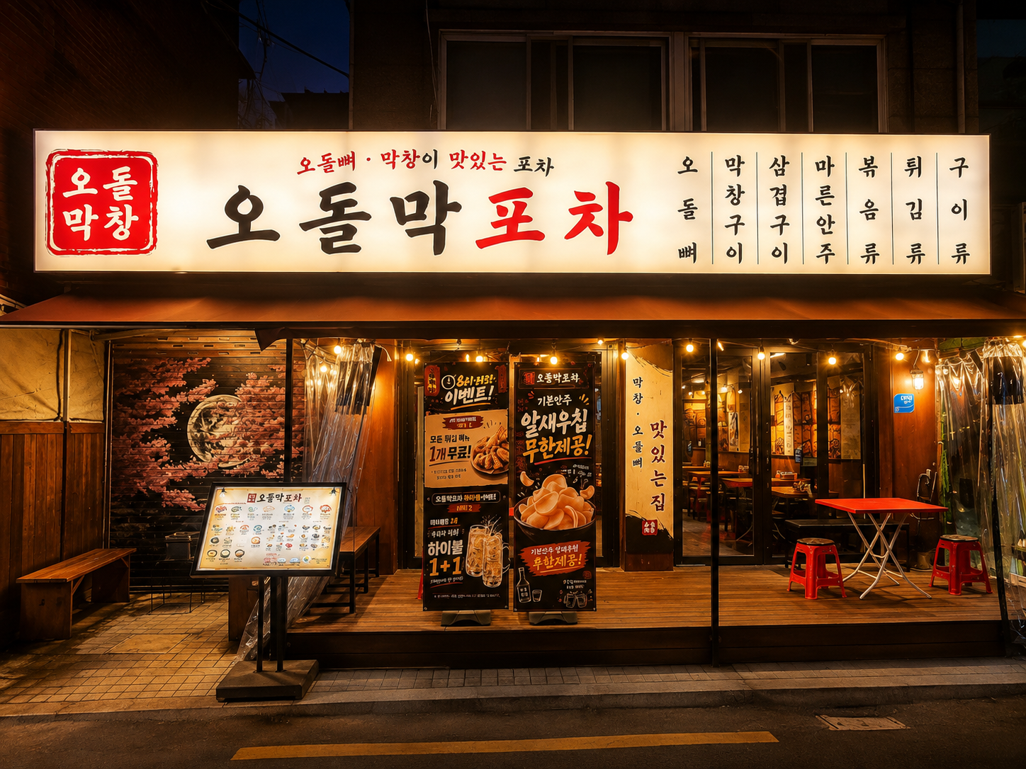오돌막포차